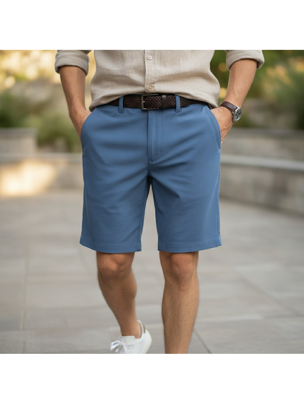 Banana Republic Blue Casual Shorts Size 32 - Activewear, NWOT